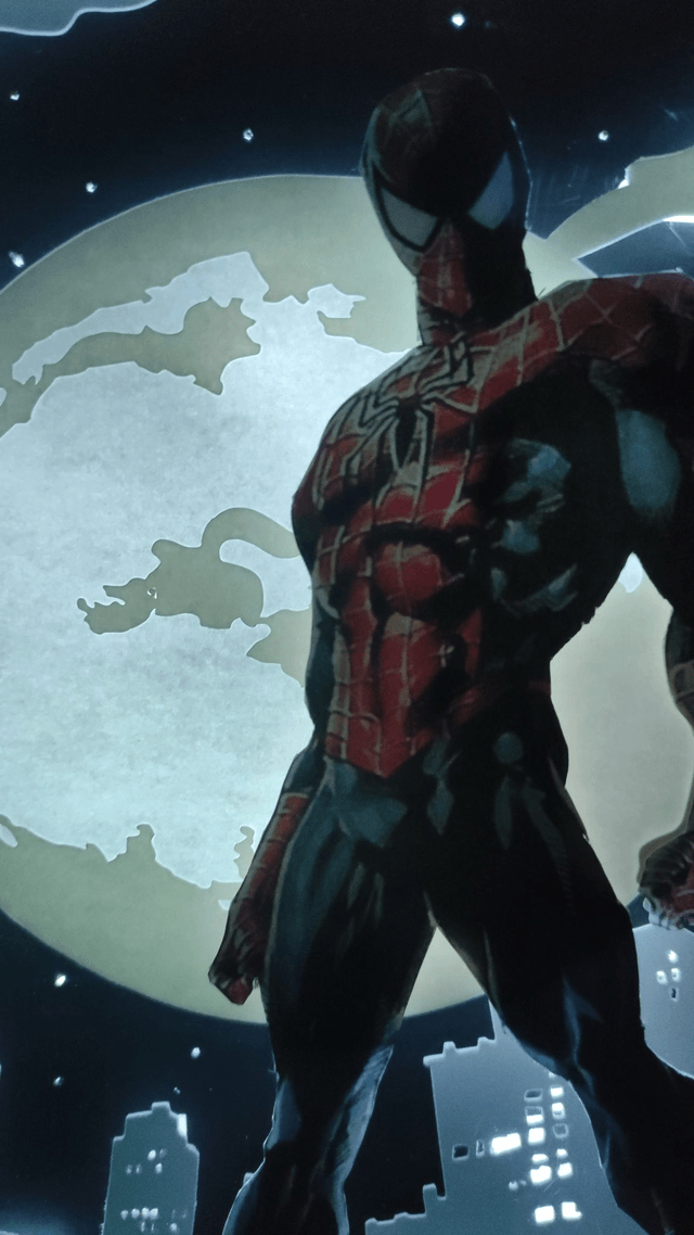 Lightbox inspirée de Spiderman Moonlight (Pièce rare, Modèle unique !)