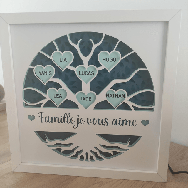Arbre de vie Led personnalisé (me contacter pour réalisation selon vos goûts)