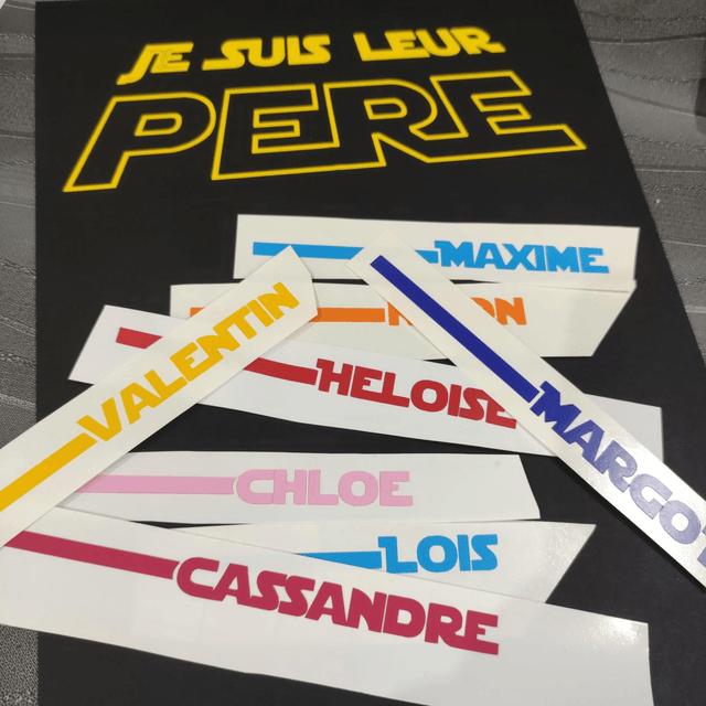 Cadre Personnalisable inspiré de Star Wars