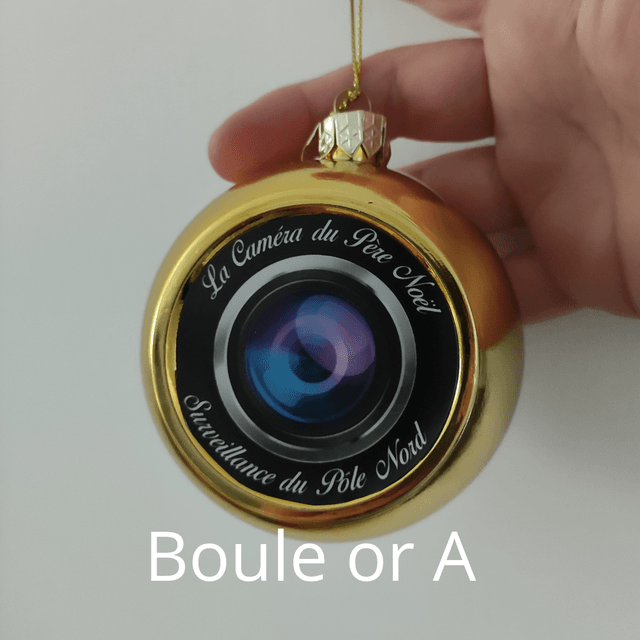 Boule Caméra du Père Noël