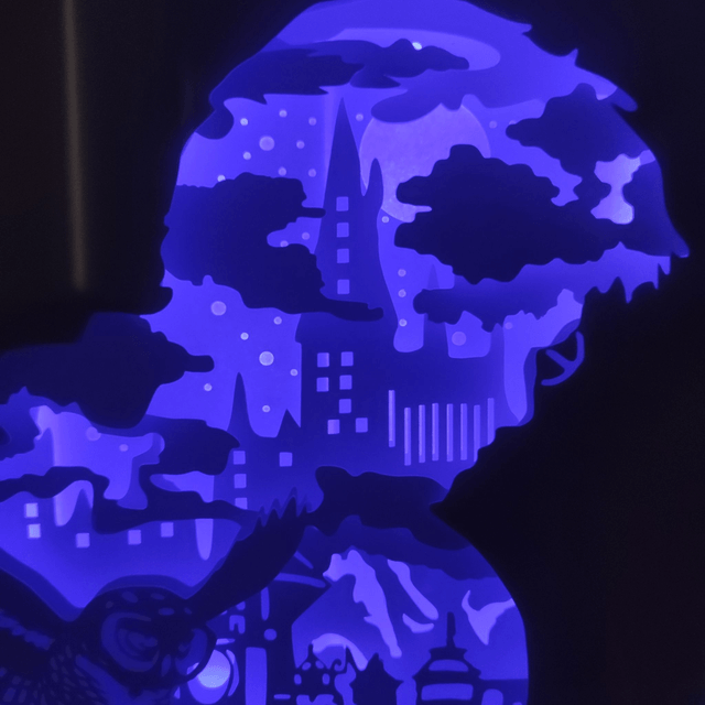 Lightbox inspirée d'Harry Potter Profil