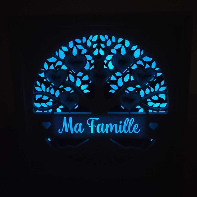 Arbre de vie Led personnalisé (me contacter pour réalisation selon vos goûts)