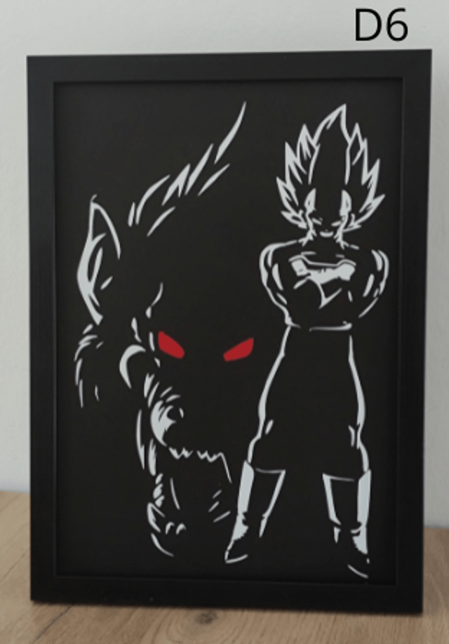 Cadres inspirés de Dragon Ball
