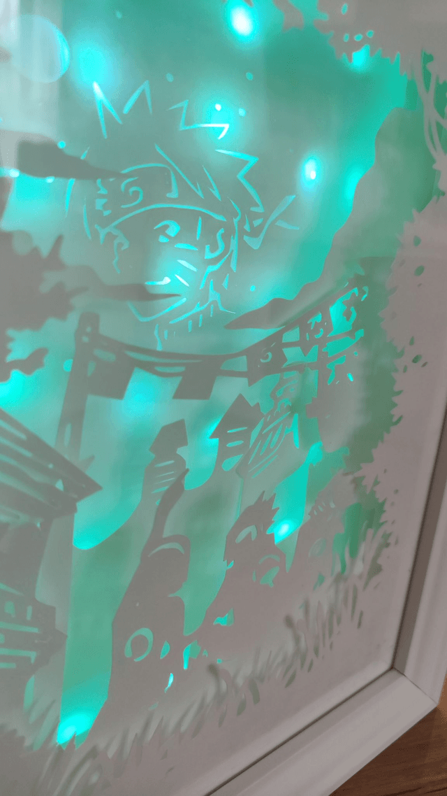 Lightbox inspirée de Naruto