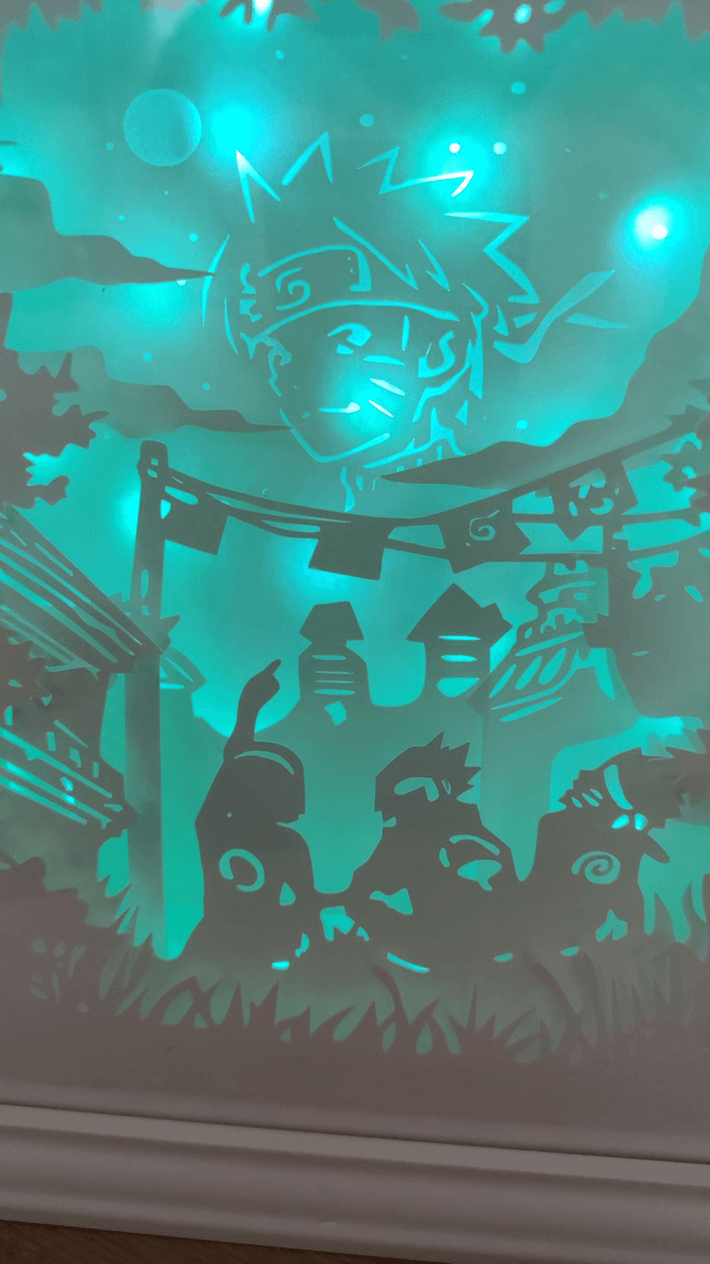 Lightbox inspirée de Naruto
