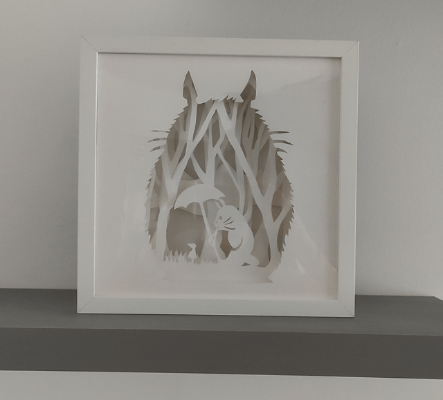 Lightbox inspirée de Totoro