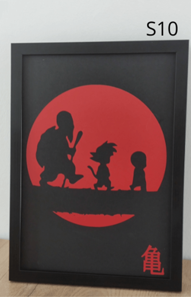 Cadres inspirés de Dragon Ball Soleil Rouge 2