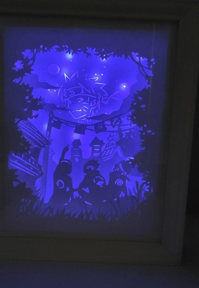 Lightbox inspirée de Naruto