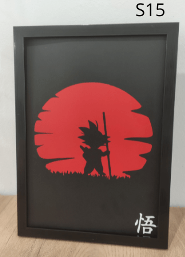 Cadres inspirés de Dragon Ball Soleil Rouge 3