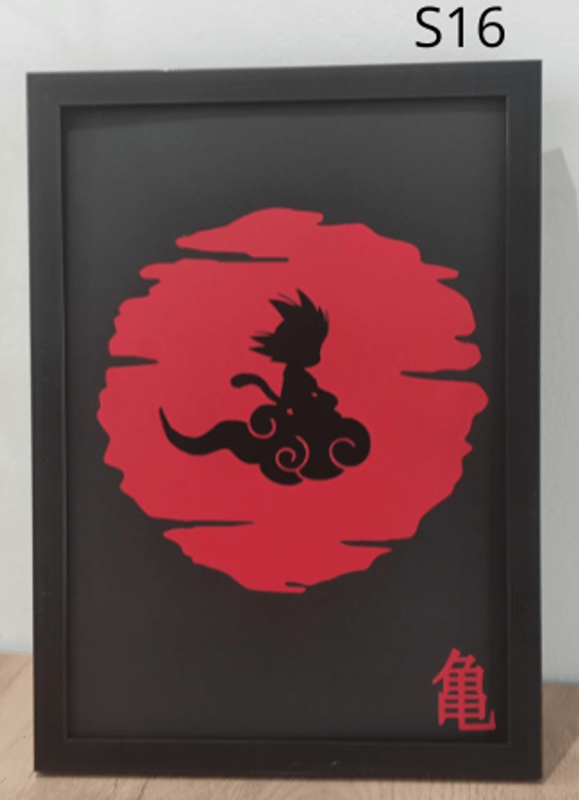 Cadres inspirés de Dragon Ball Soleil Rouge 3