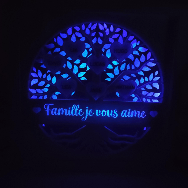 Arbre de vie Led personnalisé (me contacter pour réalisation selon vos goûts)