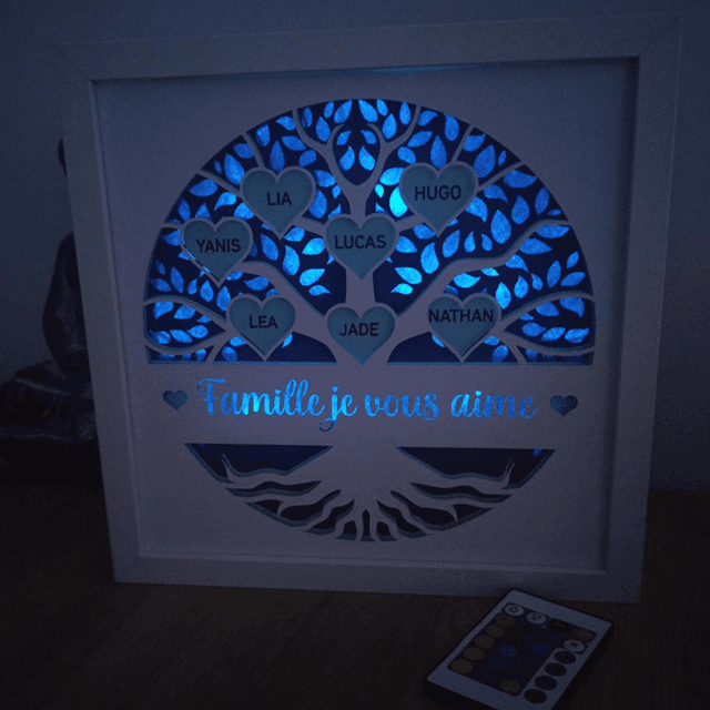 Arbre de vie Led personnalisé (me contacter pour réalisation selon vos goûts)